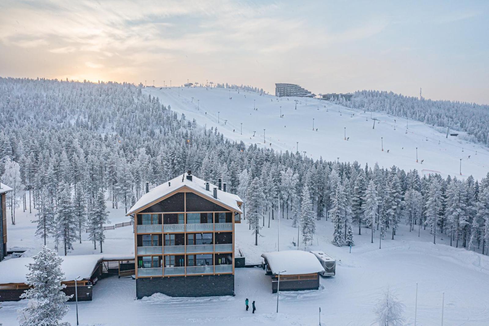 Levi Tunturinlaita A4, Ski-In Ski-Out 3Xbedroom 외부 사진